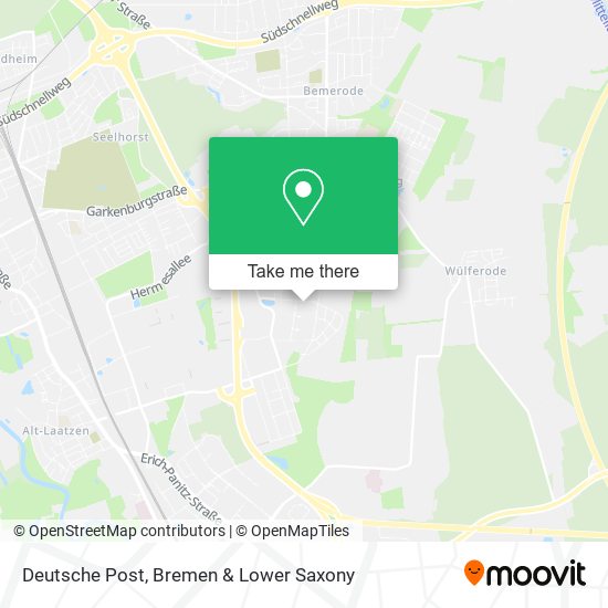 Deutsche Post map