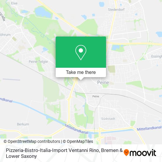 Pizzeria-Bistro-Italia-Import Ventanni Rino map