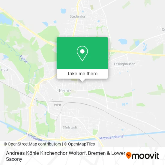 Карта Andreas Köhle Kirchenchor Woltorf