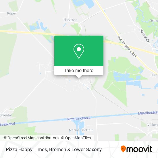 Pizza Happy Times map