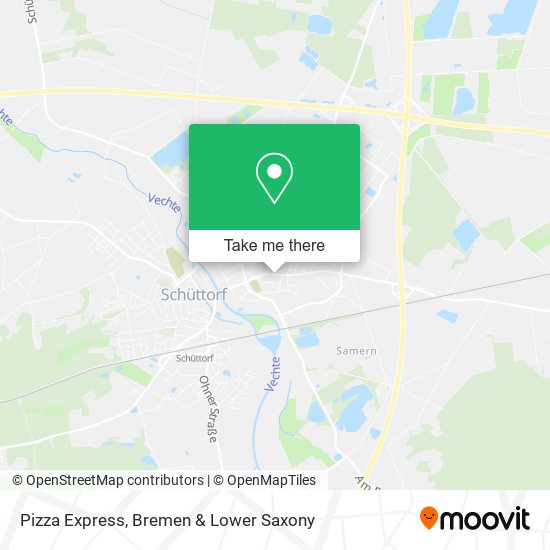 Pizza Express map