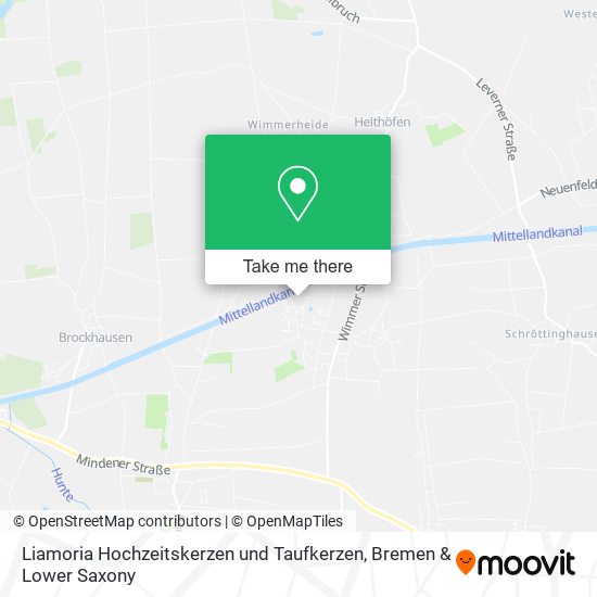 Liamoria Hochzeitskerzen und Taufkerzen map