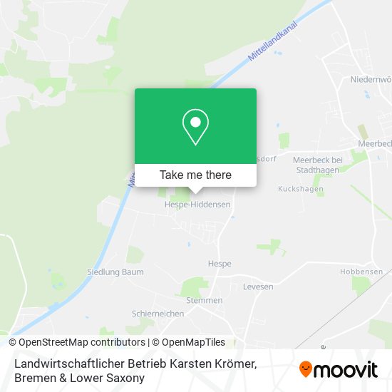 Landwirtschaftlicher Betrieb Karsten Krömer map
