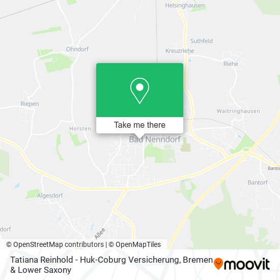 Tatiana Reinhold - Huk-Coburg Versicherung map