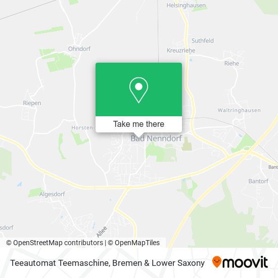 Teeautomat Teemaschine map