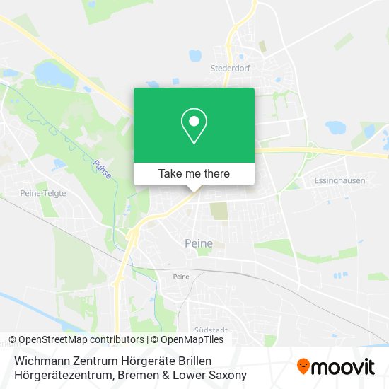 Wichmann Zentrum Hörgeräte Brillen Hörgerätezentrum map