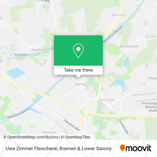 Uwe Zimmer Fleischerei map