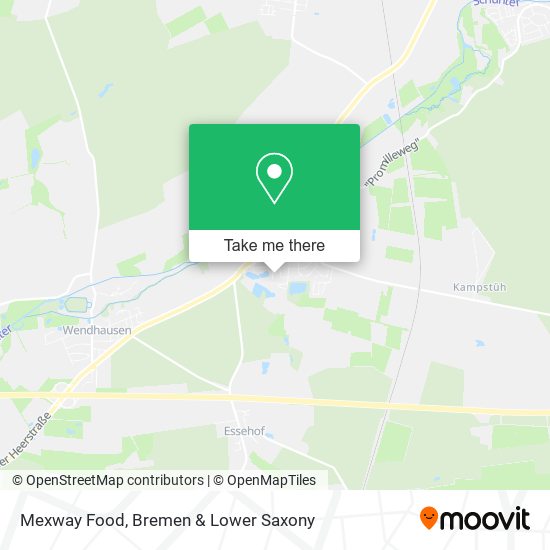 Mexway Food map