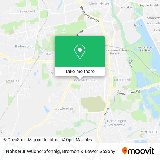 Nah&Gut Wucherpfennig map
