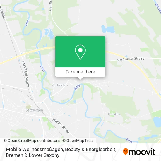 Карта Mobile Wellnessmaßagen, Beauty & Energiearbeit