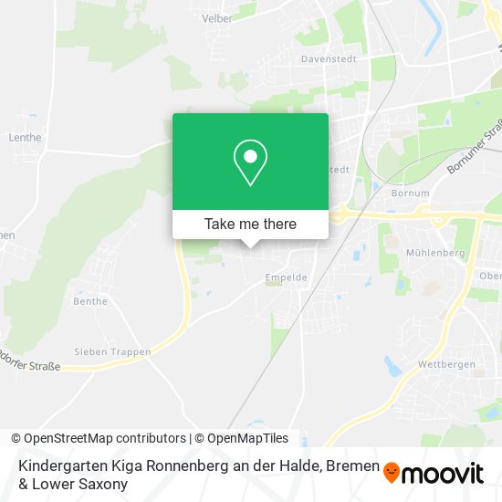 Kindergarten Kiga Ronnenberg an der Halde map