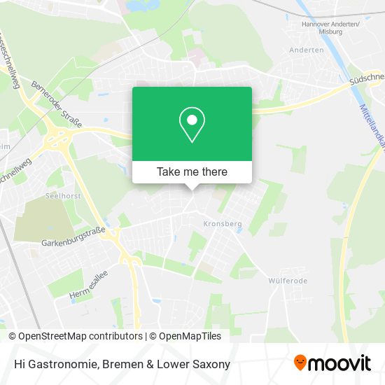 Hi Gastronomie map