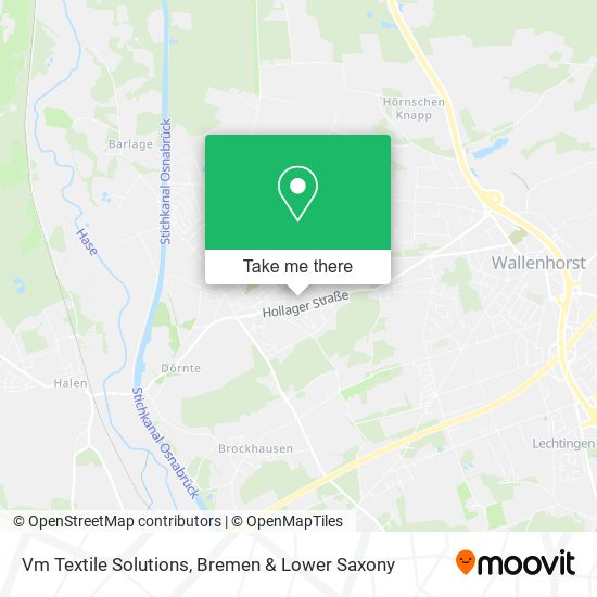 Vm Textile Solutions map