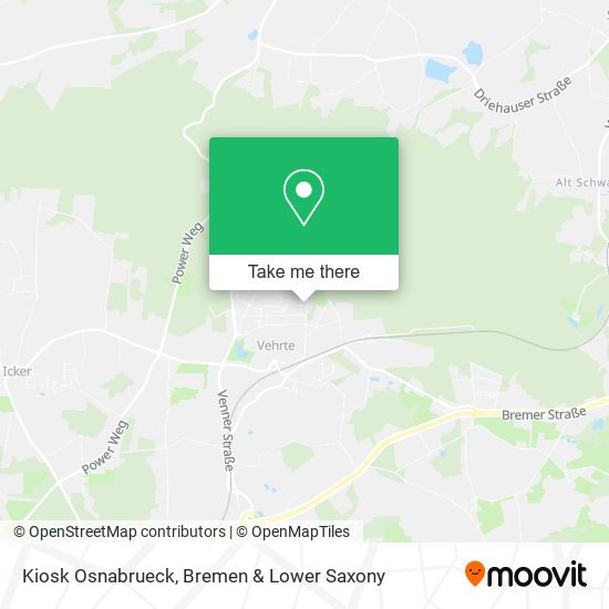Kiosk Osnabrueck map