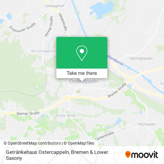 Getränkehaus Ostercappeln map