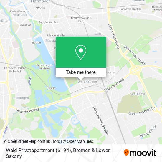 Wald Privatapartment (6194) map