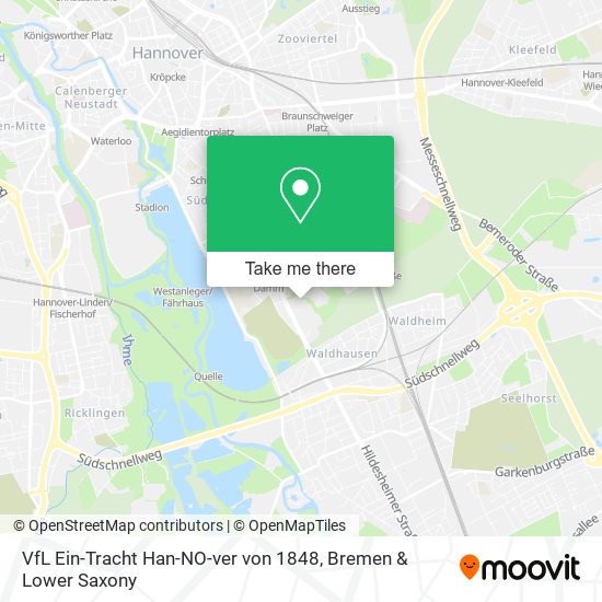 VfL Ein-Tracht Han-NO-ver von 1848 map