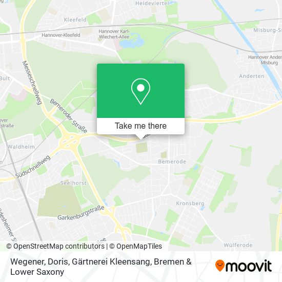 Wegener, Doris, Gärtnerei Kleensang map