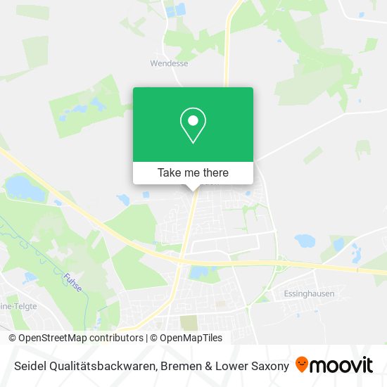 Seidel Qualitätsbackwaren map