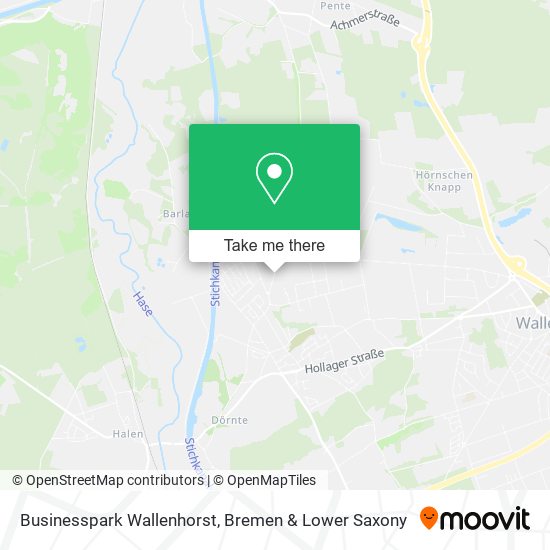 Businesspark Wallenhorst map
