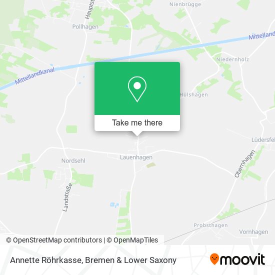 Annette Röhrkasse map