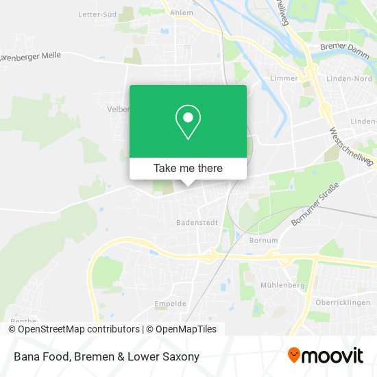 Bana Food map