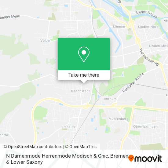 N Damenmode Herrenmode Modisch & Chic map