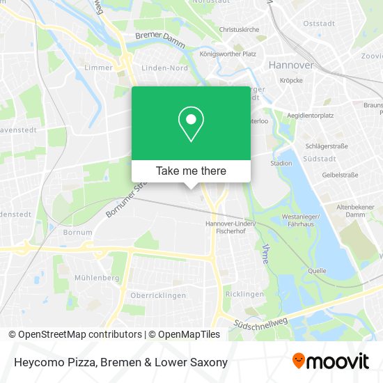 Heycomo Pizza map