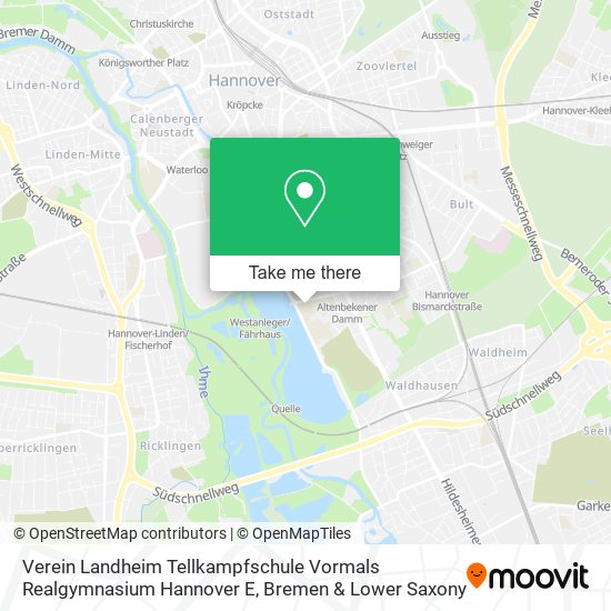 Verein Landheim Tellkampfschule Vormals Realgymnasium Hannover E map