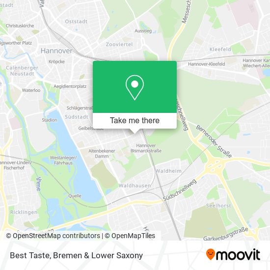 Best Taste map