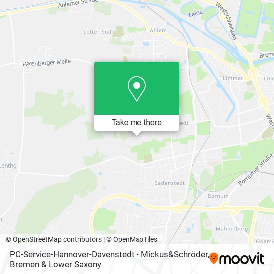 PC-Service-Hannover-Davenstedt - Mickus&Schröder map