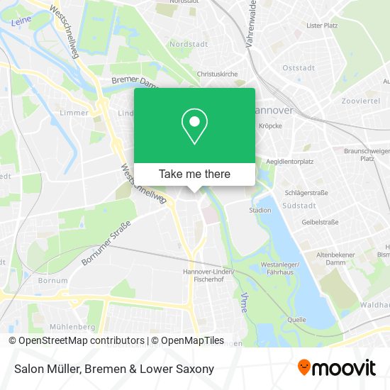 Salon Müller map