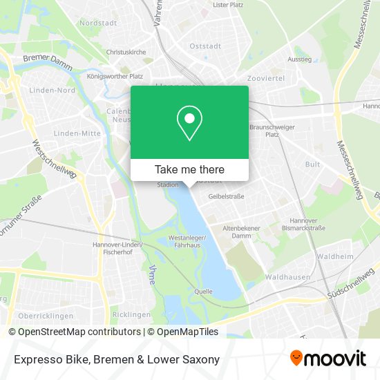 Expresso Bike map