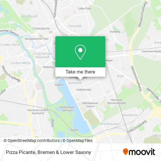 Pizza Picante map
