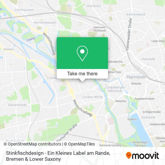 Stinkfischdesign - Ein Kleines Label am Rande map