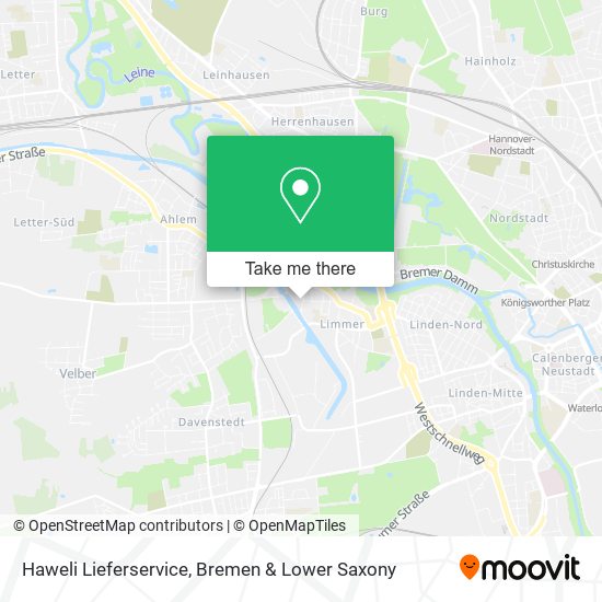 Haweli Lieferservice map
