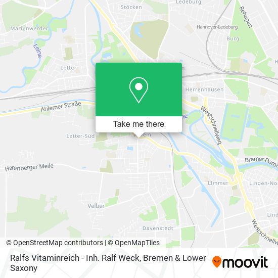 Ralfs Vitaminreich - Inh. Ralf Weck map