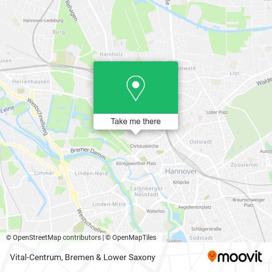 Vital-Centrum map