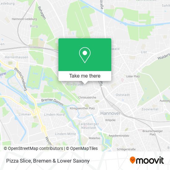 Pizza Slice map