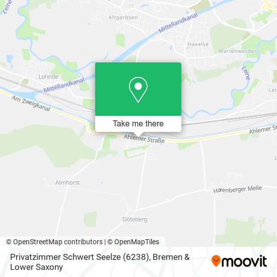 Privatzimmer Schwert Seelze (6238) map