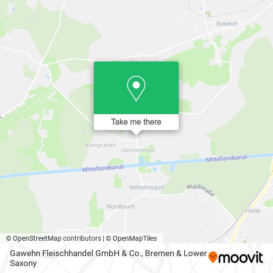 Gawehn Fleischhandel GmbH & Co. map