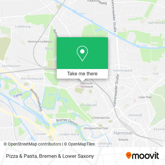 Pizza & Pasta map