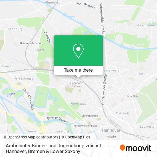 Ambulanter Kinder- und Jugendhospizdienst Hannover map
