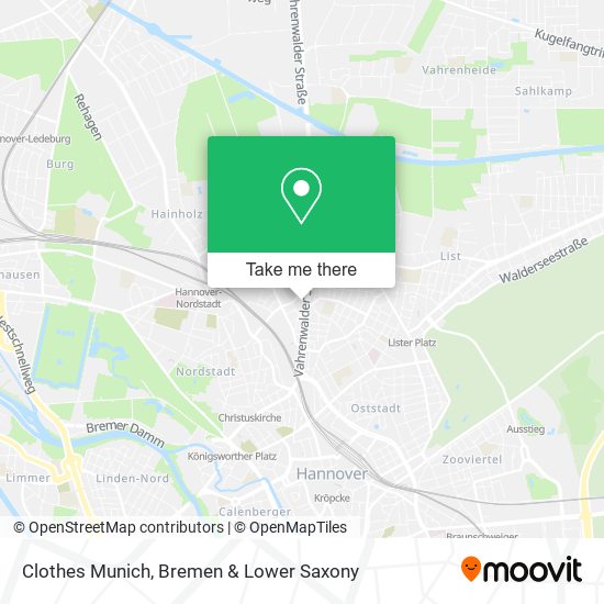 Clothes Munich map