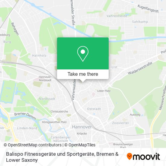 Balispo Fitnessgeräte und Sportgeräte map