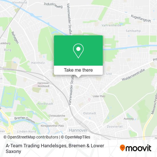 A-Team Trading Handelsges map