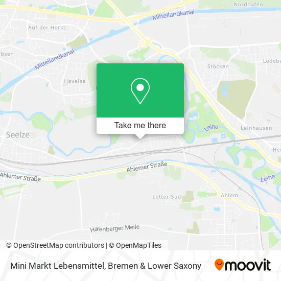 Mini Markt Lebensmittel map