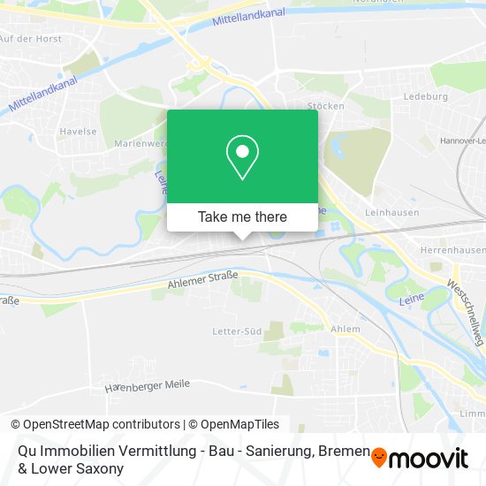 Qu Immobilien Vermittlung - Bau - Sanierung map