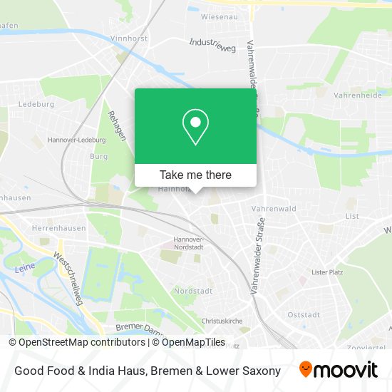 Good Food & India Haus map