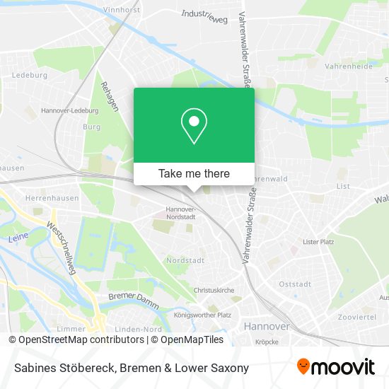 Sabines Stöbereck map
